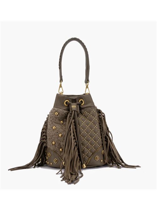 legacy bucket synt.sye+cloth LA CARRIE | 152M-EM-304-SSCTAUPE